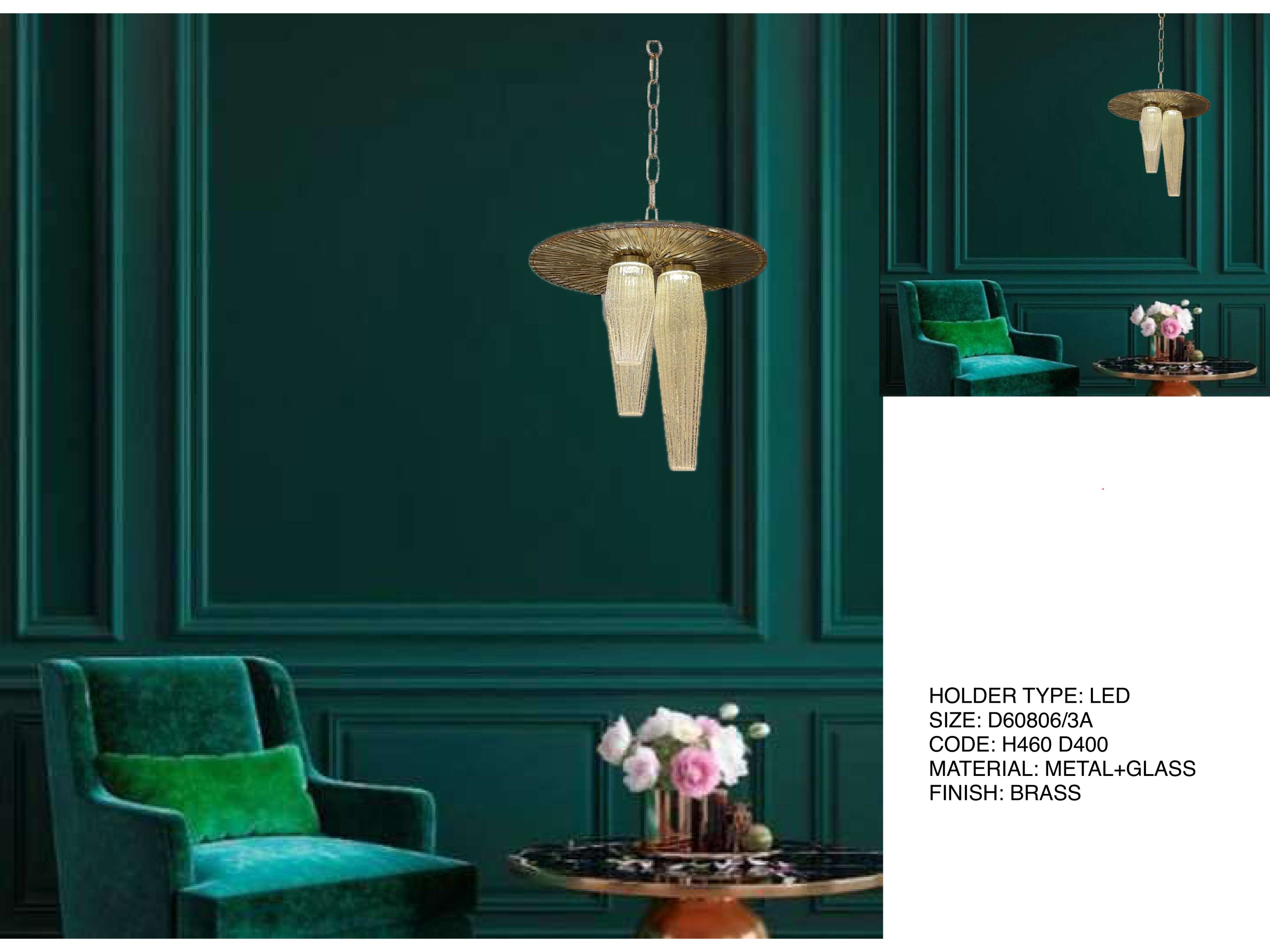 Beyond Lights - Brass Pendant Light- LCHL